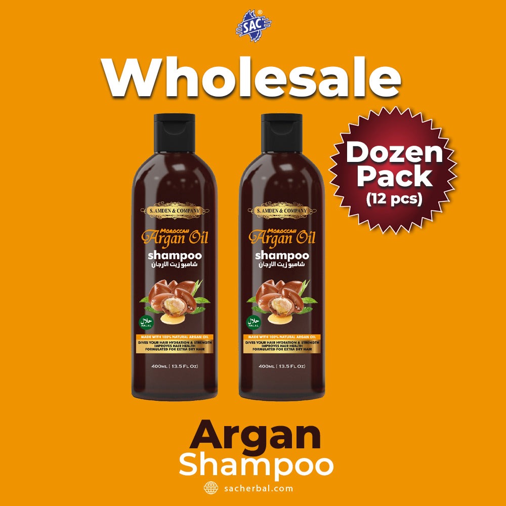 Argan Oil Shampoo 400ml (Dozen Pack 12 pcs)
