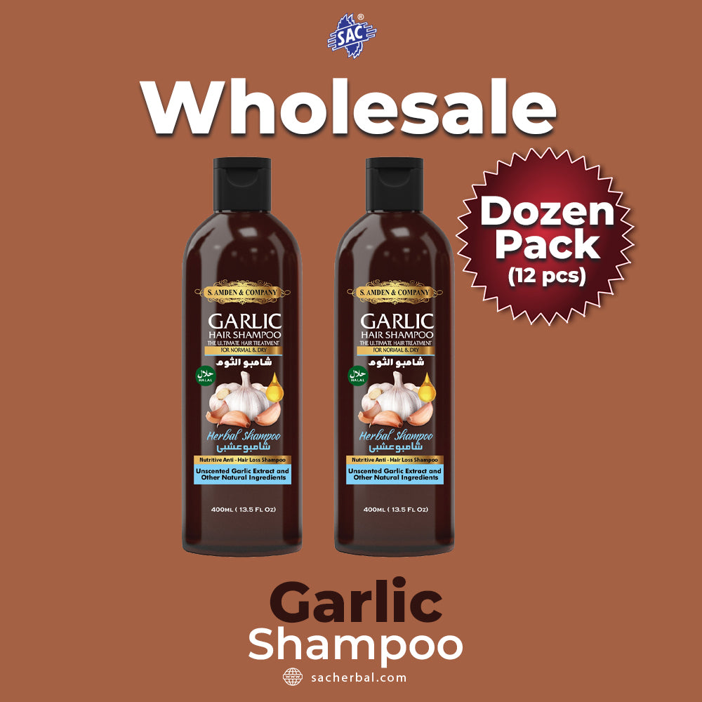 Garlic Hair Shampoo 400ml (Dozen Pack 12 pcs)