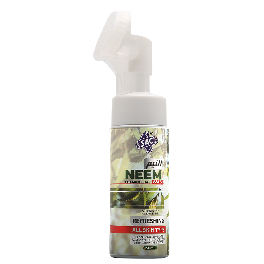 Neem Anti Acne Foaming Face Wash 150ml Silicon Brush