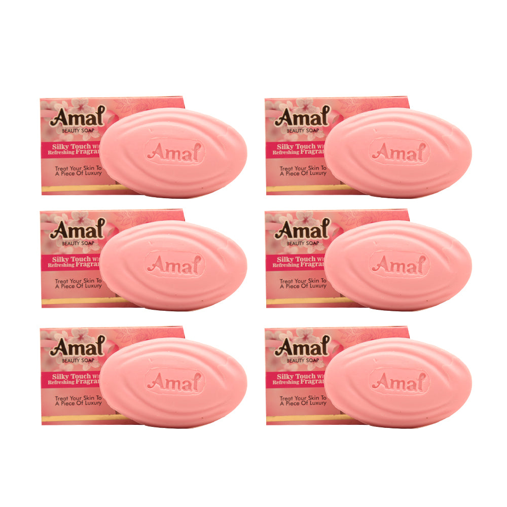 AMAL SOAP 80gm Beauty Bar For Daily Use (Pack of 6)