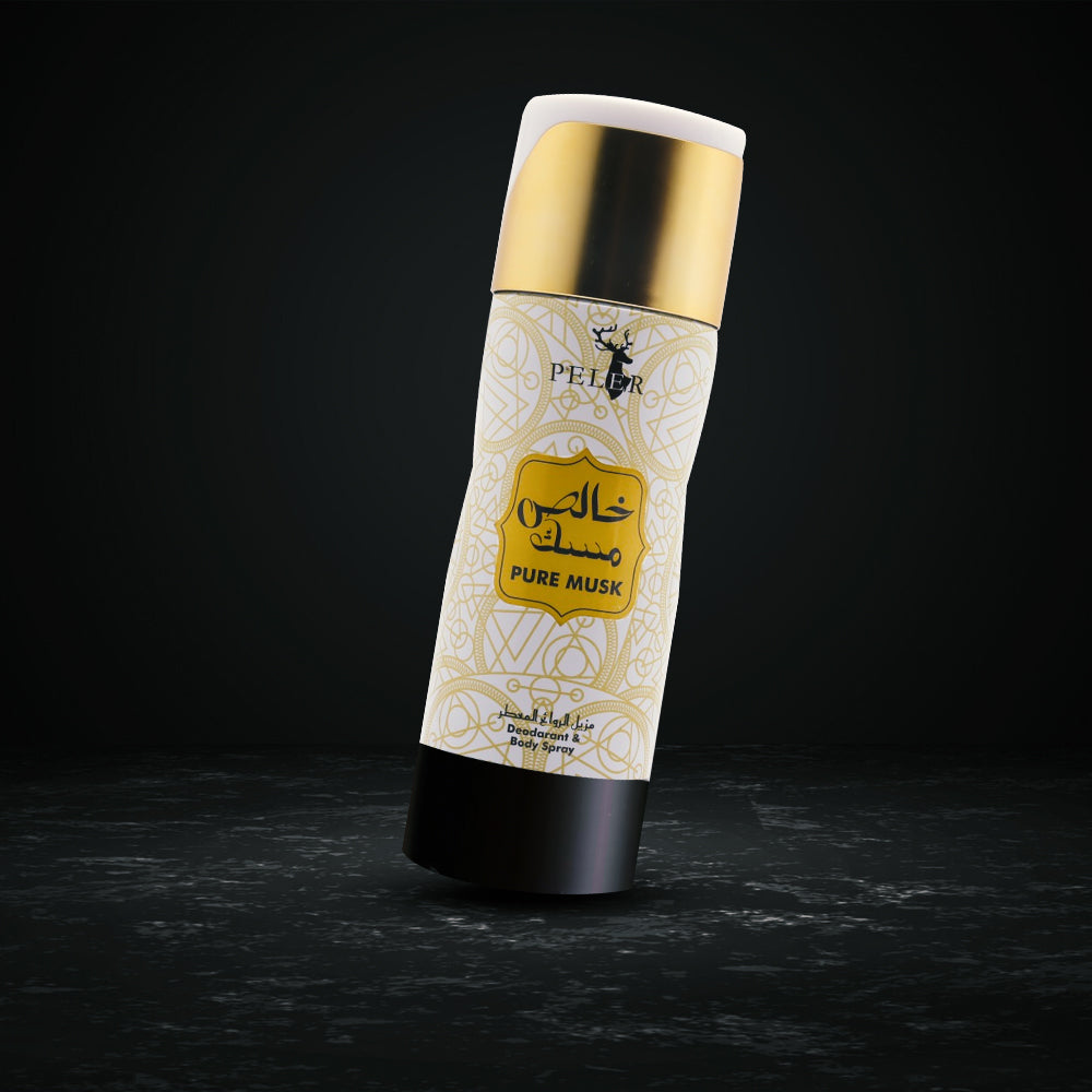 Peler Pure Musk Spray for body and Air freshening - Air freshener 200ml