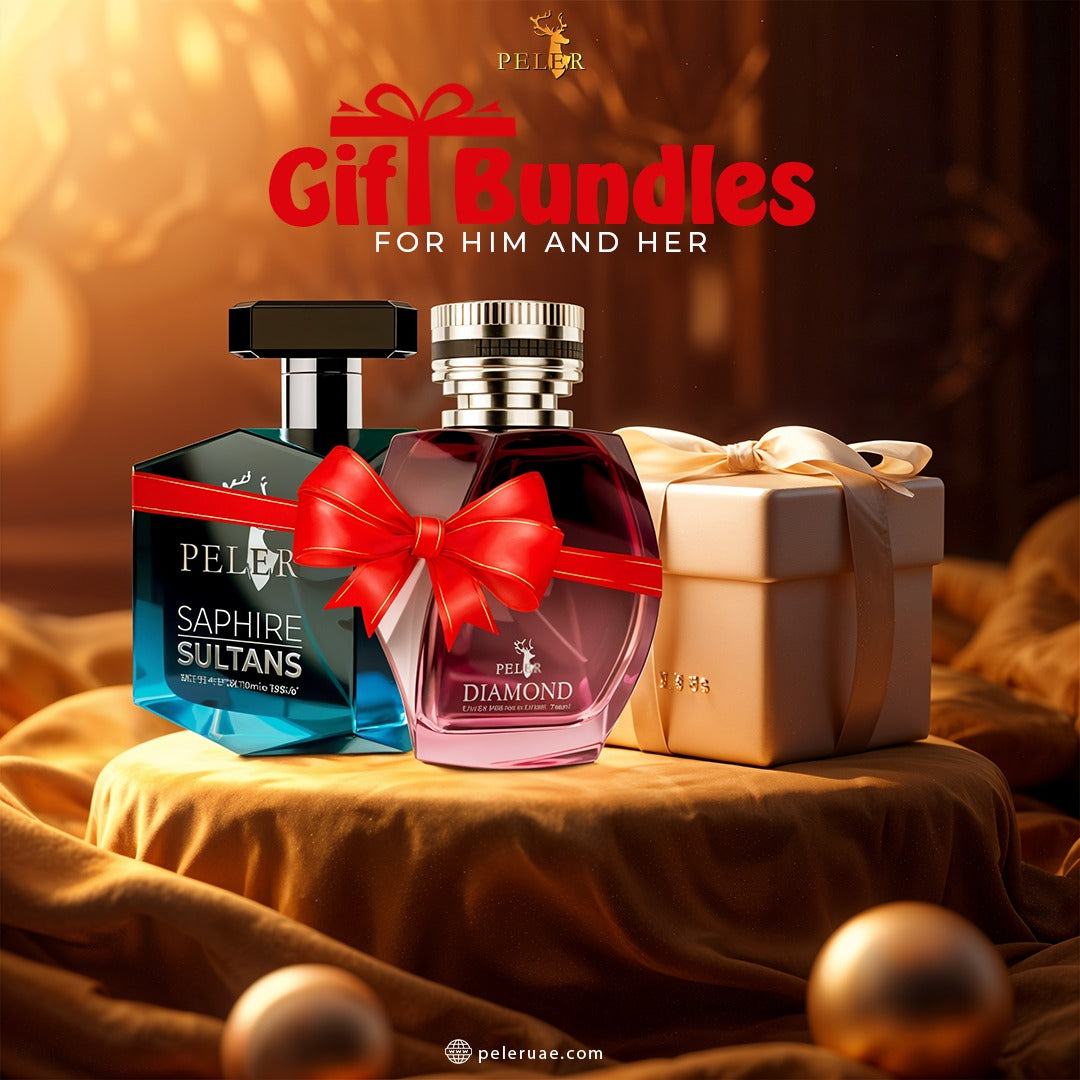 Couple Gift - Saphire Sultan & Diamond Perfume (Gift Bundles for Him & Her)