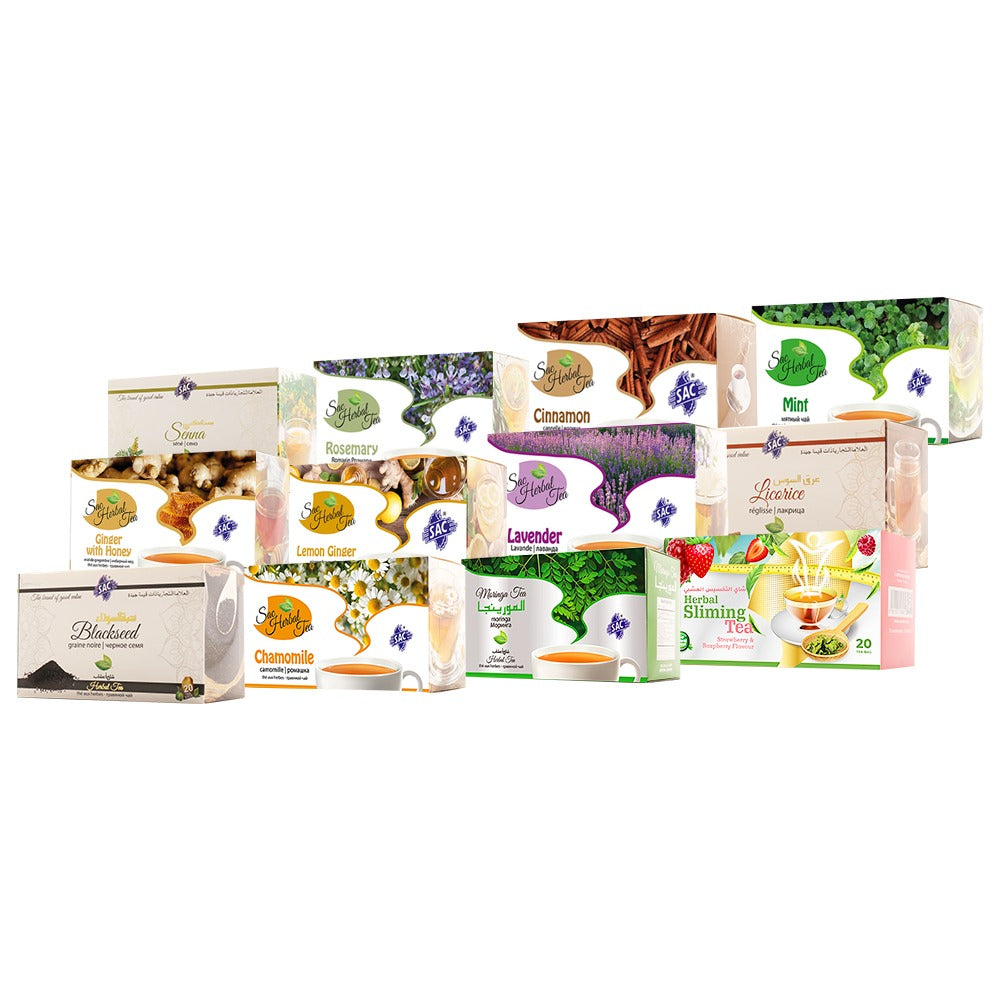 Herbal Green Tea ( Pack of 12)