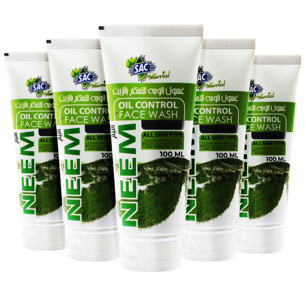 Neem Oil Control Face Wash 100gm (Dozen Pack 12 pcs)