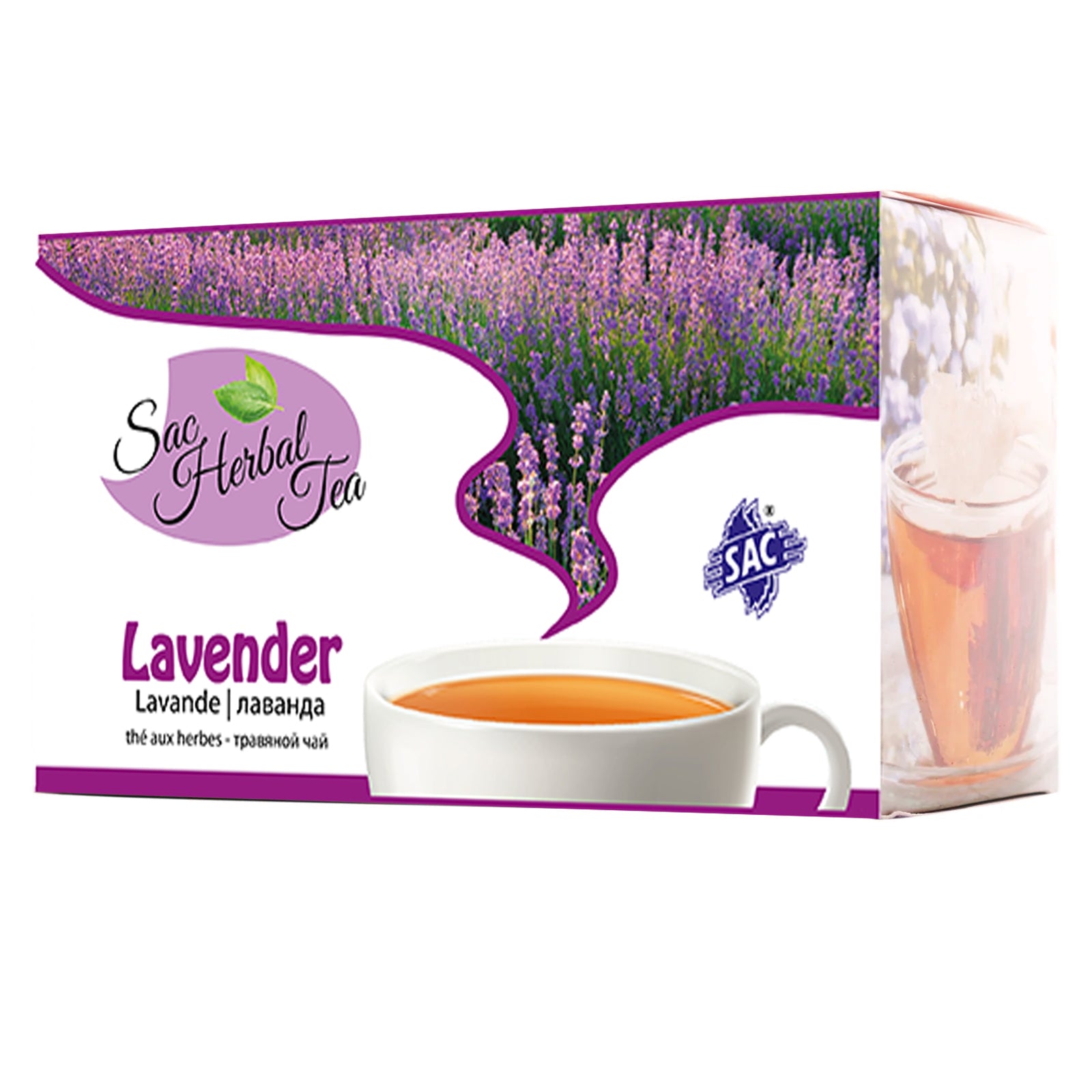 Lavender Herbal Green Tea  (20 Sachets Per Pack)