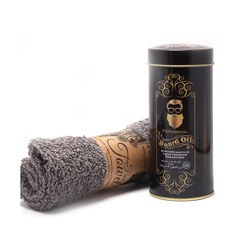 Dry & Apply-Beard Oil Strong With Face Towel