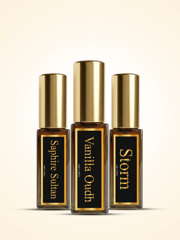 Trial Pack(Storm,Vanilla Oudh,Saphire Sultan)