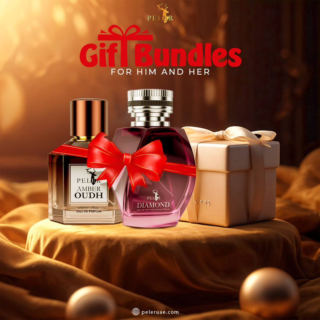 Amber Oudh & Diamond Perfume (Gift Bundles for Him & Her)