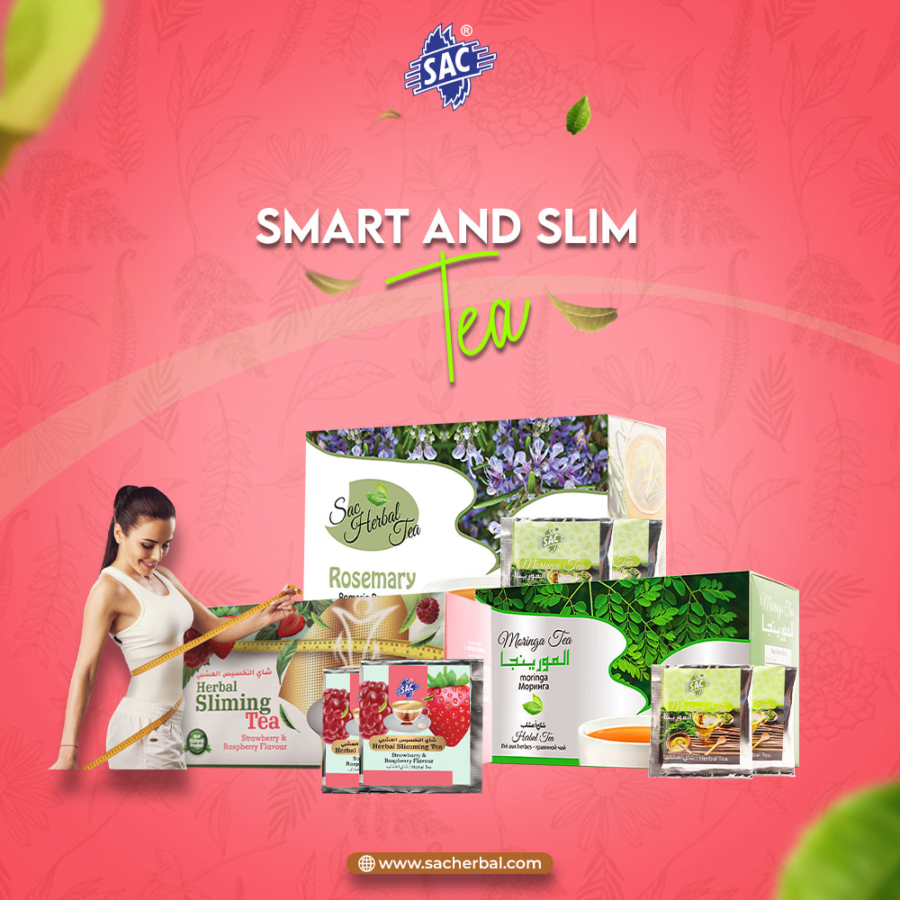 Smart and slim Herbal Green Tea (Slimming tea, Moringa ,Rosemary )