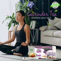 Lavender Herbal Green Tea  (20 Sachets Per Pack)