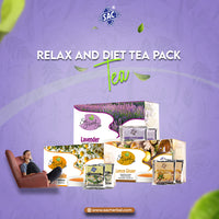 Relax and Diet Tea Pack  (Lemon ginger ,Chamomile ,Lavender )