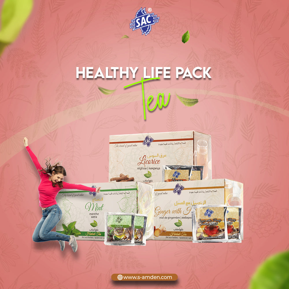 Healthy life pack (Ginger with Honey, Licorice, Mint )