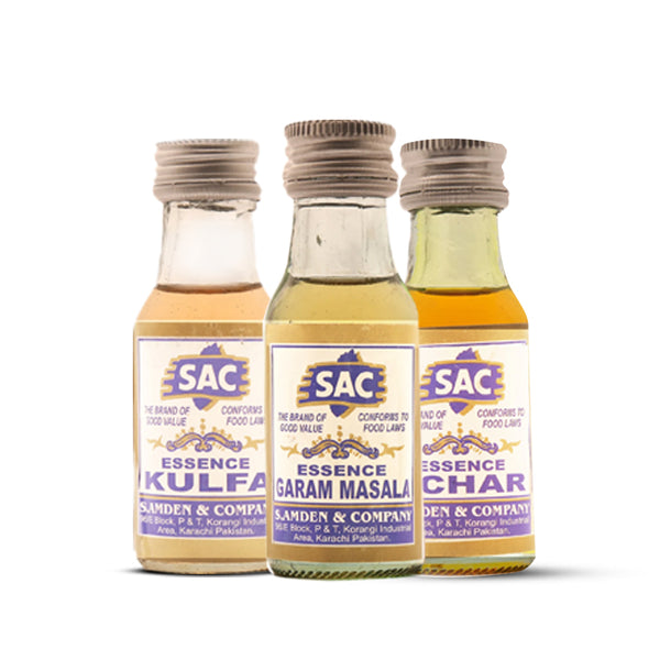 Kulfa, Garam Masala & Achar Flavor - 25ml (Pack of 3)