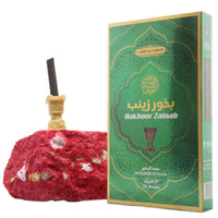 Bakhoor Zainab- 12 Burning Sticks with Bakhoor Burner