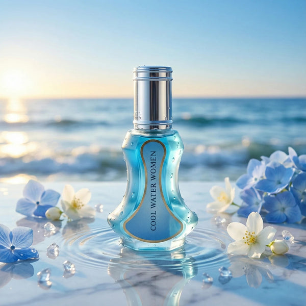Cool Water Women Impression by Al-Taha – 35ml Long-Lasting Fresh & Aquatic Perfume