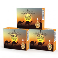 Musk Perfume Soap 20gm Each (pack of 3)