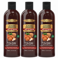Almond Shampoo - Nourishing, Adds Volume, Revitalising - 400ml