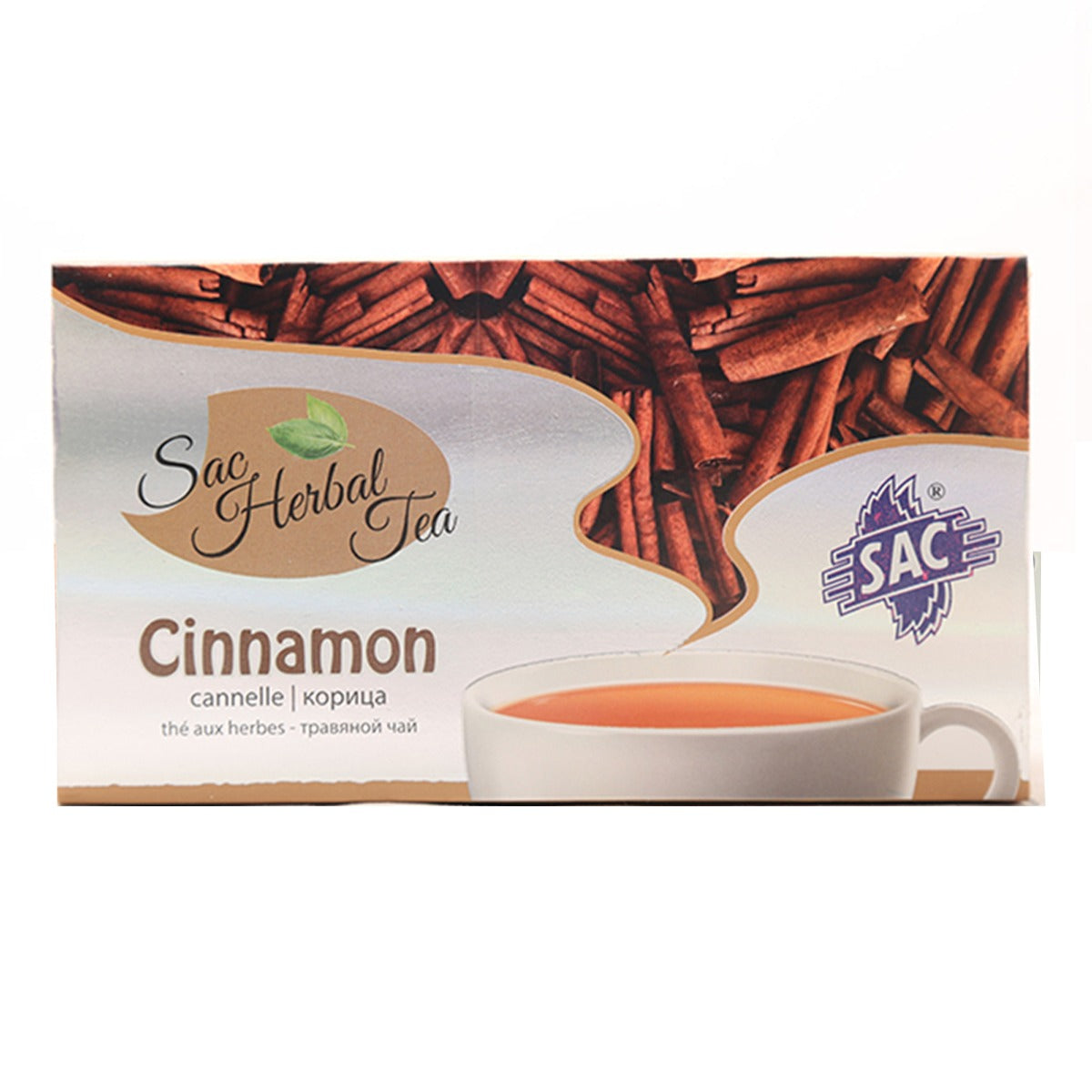 Cinnamon Herbal Green Tea  (20 Sachets Per Pack)