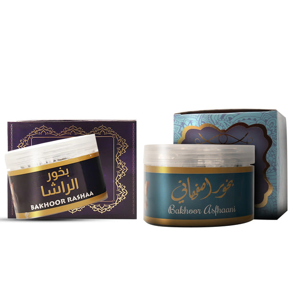 Bakhoor Rashaa 150gm & Bakhoor Asfani 150gm ( pack of 2)