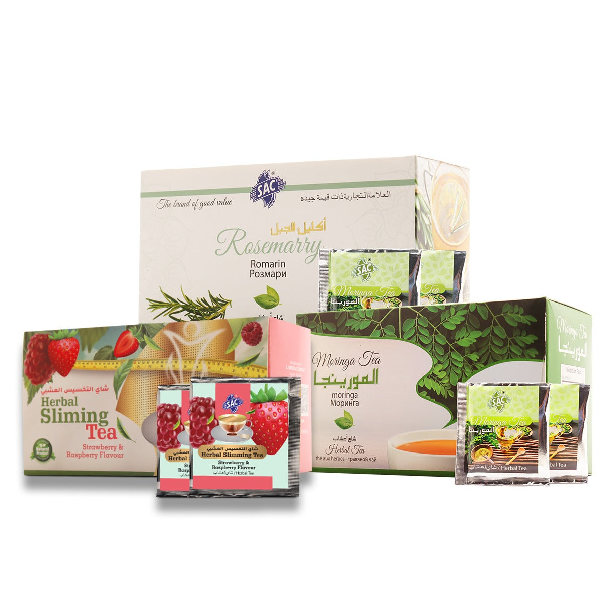 Smart and slim Herbal Green Tea (Slimming tea, Moringa ,Rosemary )