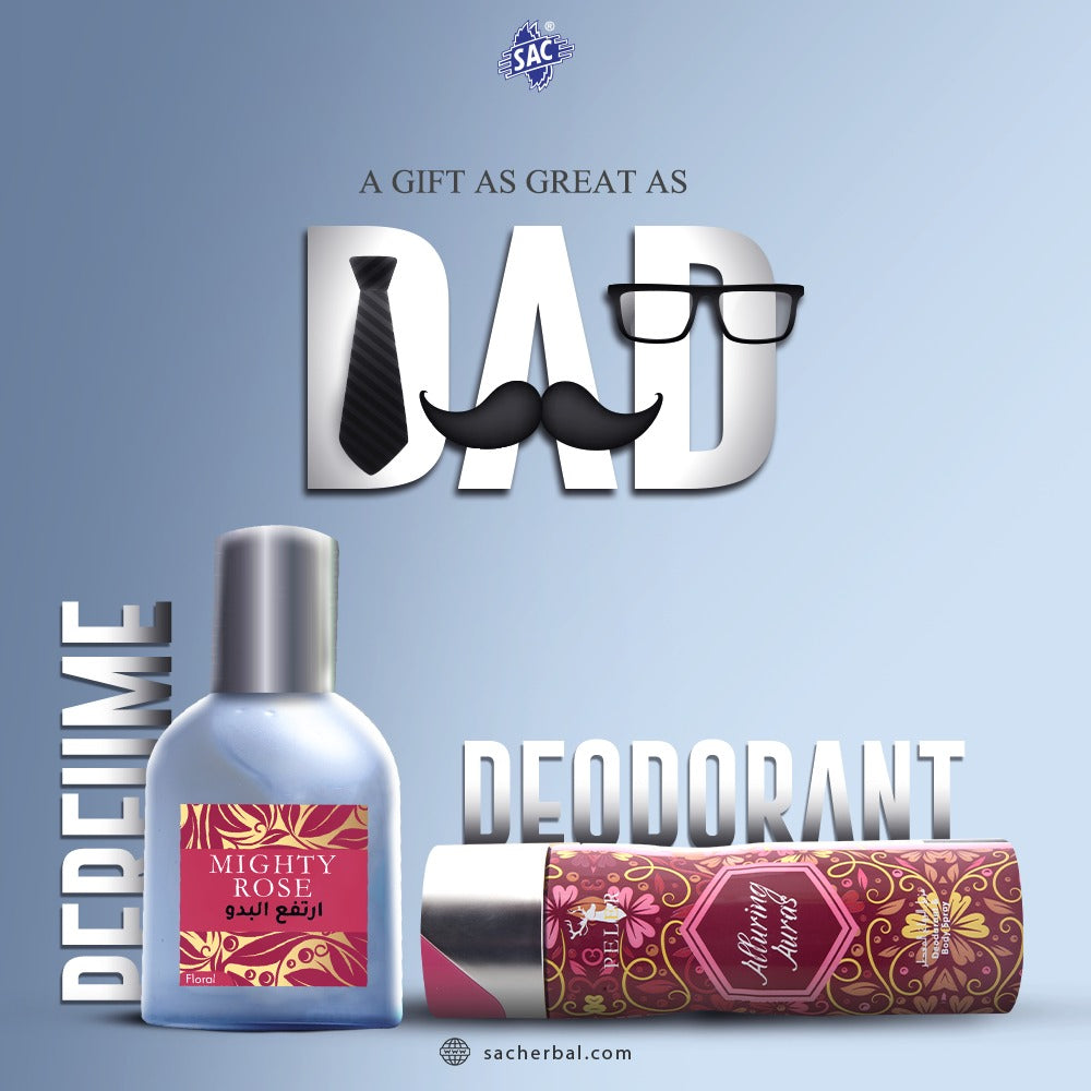 Mighty Rose Perfume & Alluring Auras Deodorant