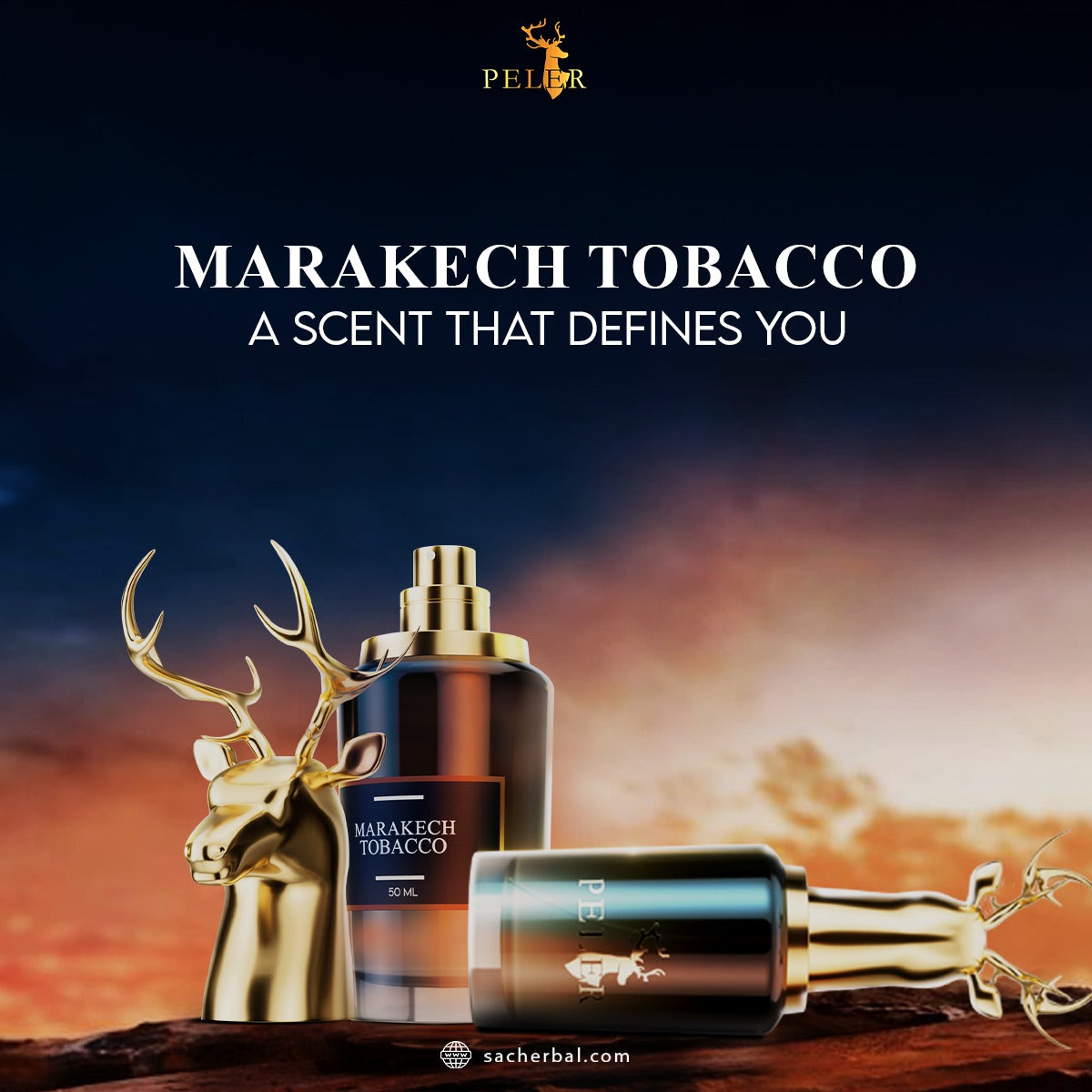 Marakech Tobacco Perfume 50ml by Peler UAE