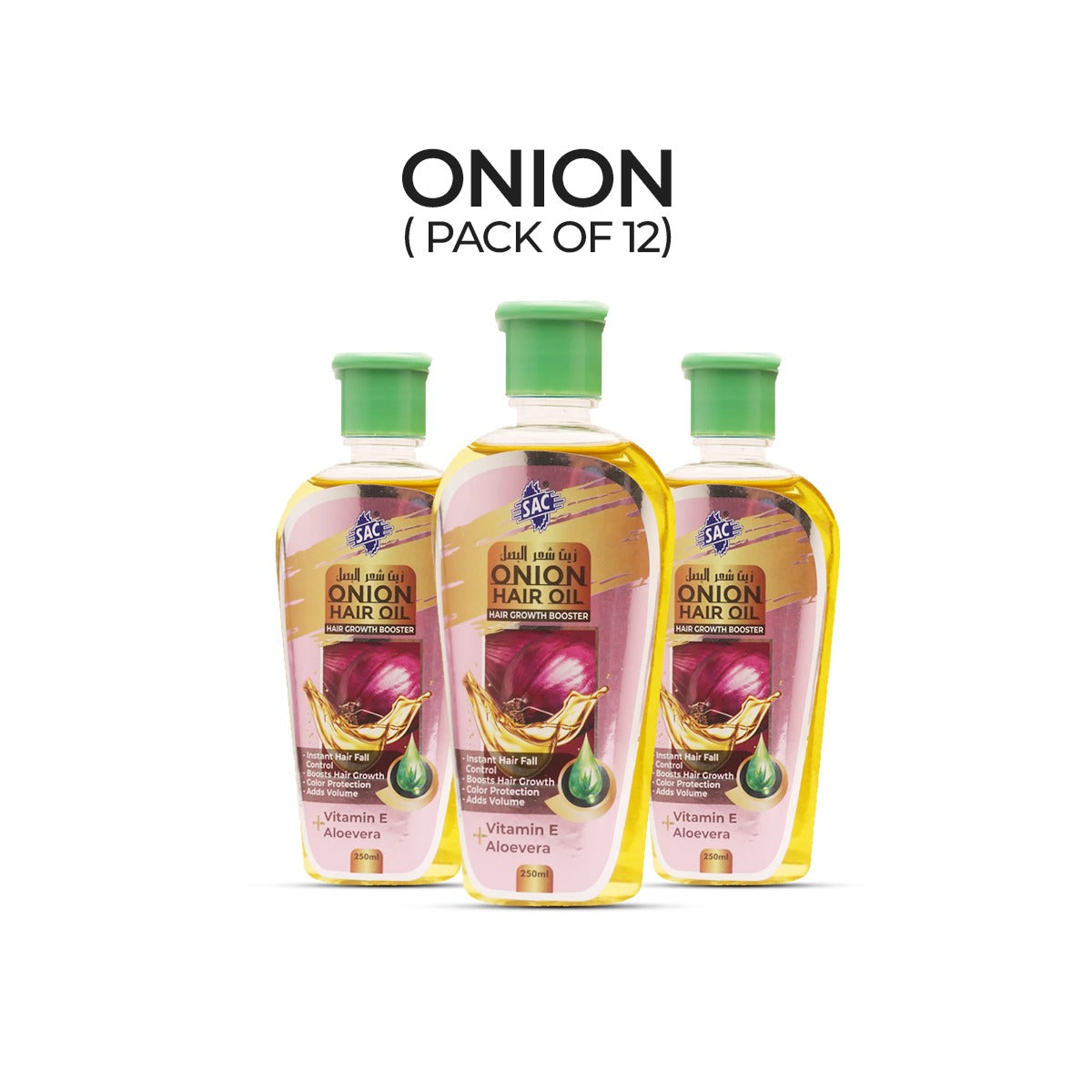 Onion Hair Oil 250ml (Pack of 12)