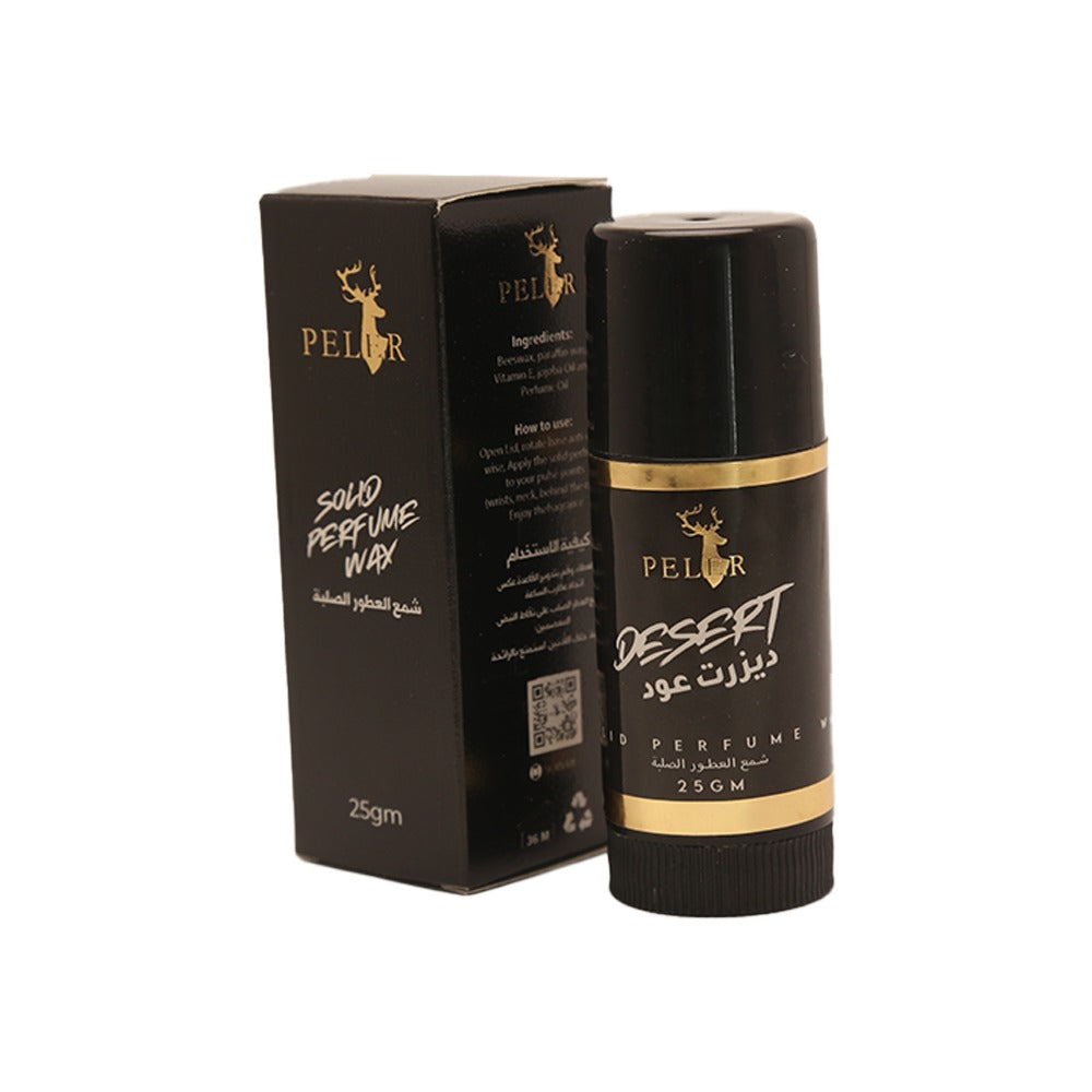 Desert Oudh Solid Perfume Wax 25gm by Peler