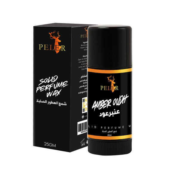 Amber Oudh – Solid Wax Perfume by Peler