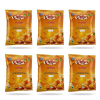 Orange Powder Juice |Pack Of 6 | Instant Refreshing Orange Drink Mix