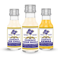 Red Chilli, Garam Masala & Kewra Essence Flavor - 25ml (Pack of 3)