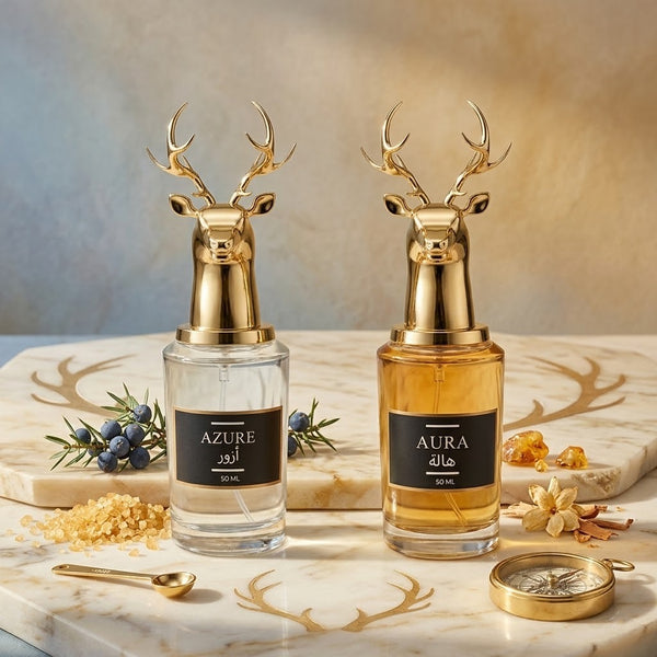 Peler Azure & Aura Luxury Perfume Duo – 20% Off Limited Offer
