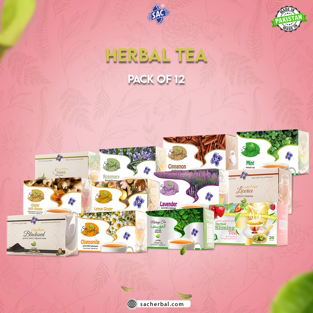 Herbal Green Tea ( Pack of 12)
