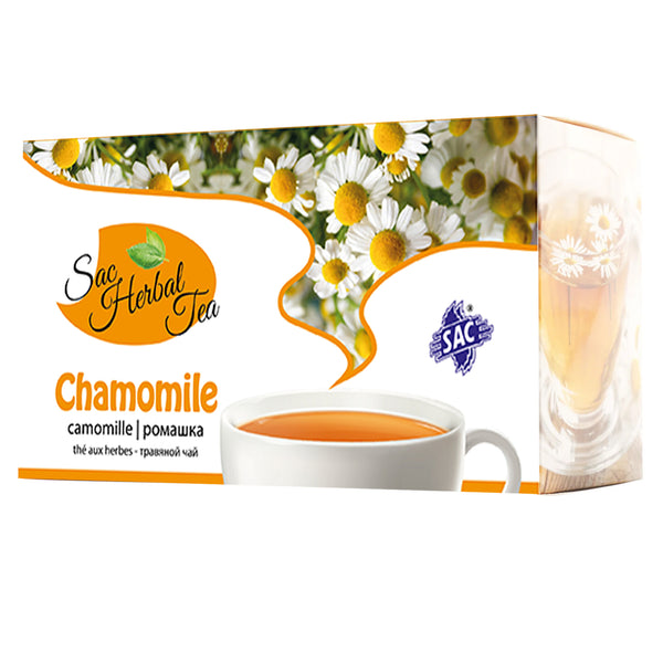 Chamomile Herbal Green Tea  (20 Sachets Per Pack)