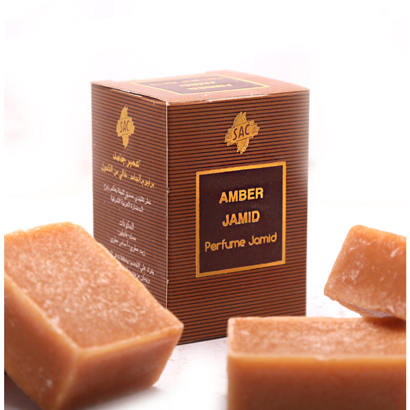 Musk Cube Amber Jamid Brown 25gm Cube