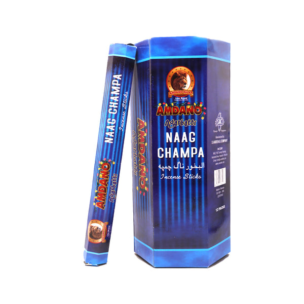 Amdano Naag Champa Agarbatti Pack of 12
