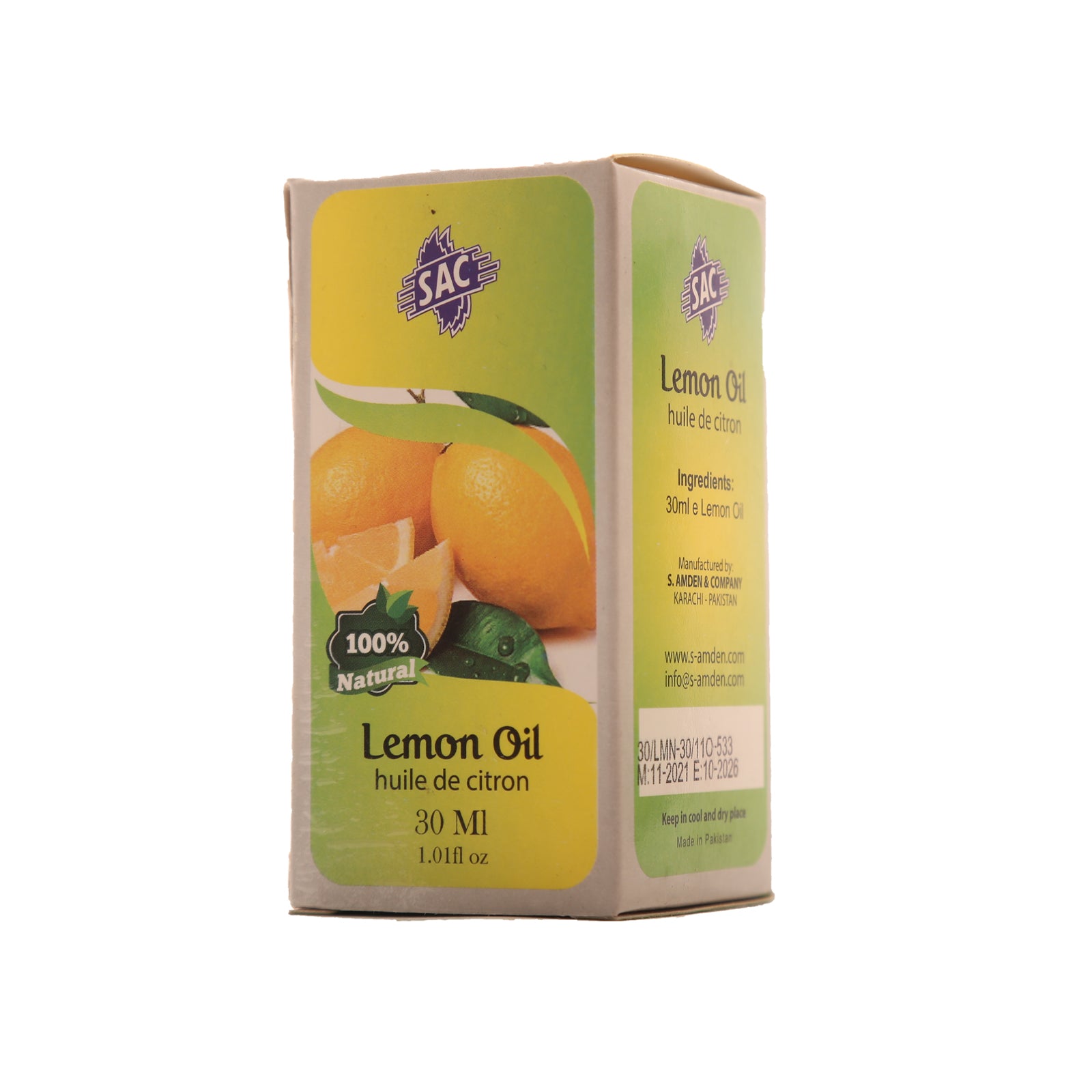 Lemon Oil 30ml SAC