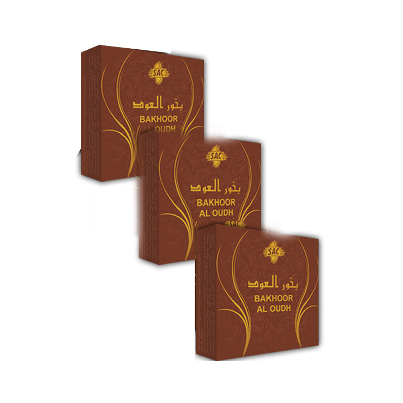 Bakhoor Al Oudh 60gm (Pack of 3)