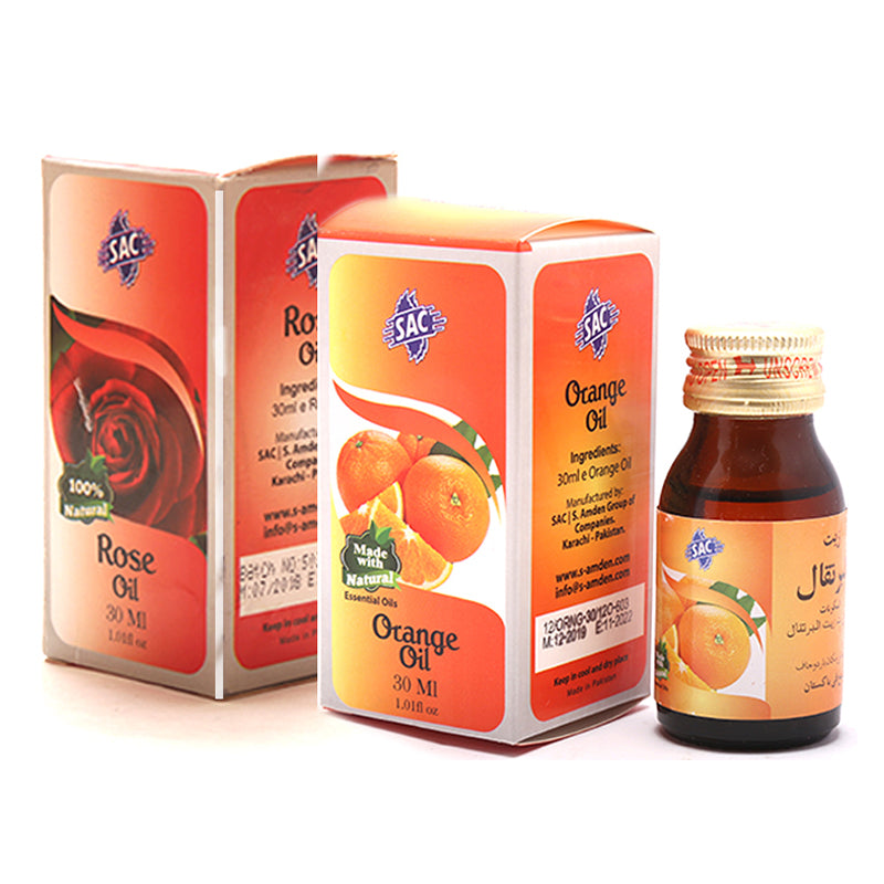 Pack of Rose Oil and Orange Oil