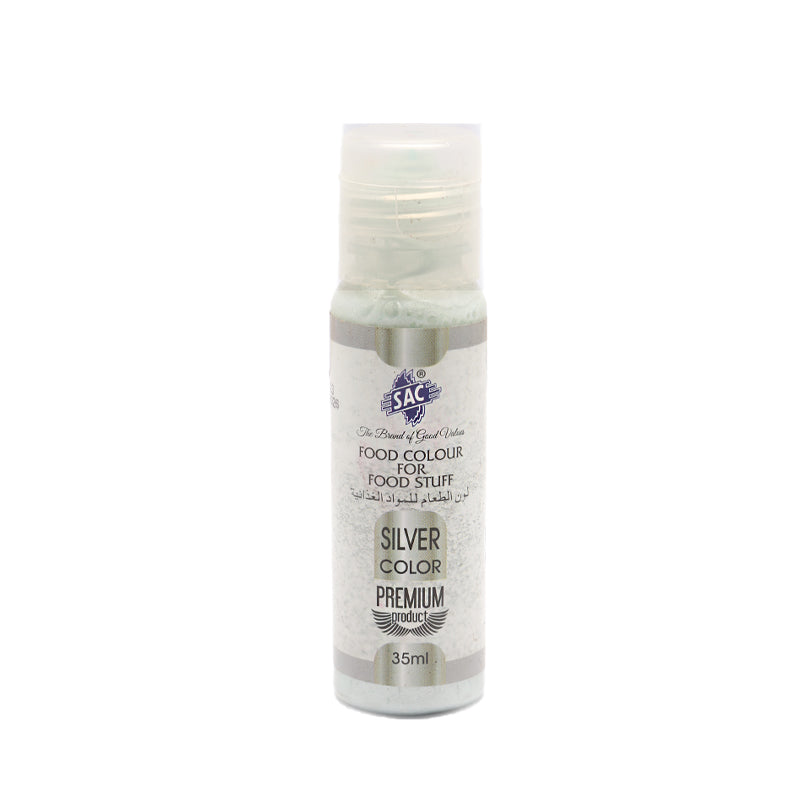 Silver Metallic Food Gell Color 35ml