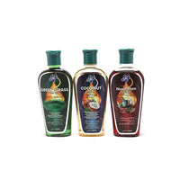 Hair Oils (Pack of 3) Coconut Oil , Nauratan Oil, and Green Grass Oil 250 ML