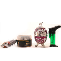 Royal Bakhoor Burner with Special Bakhoor (Purple Gift Set)